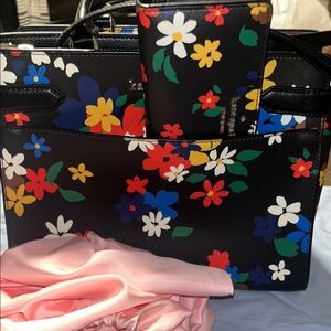 Kate Spade Black Floral Women's Bag